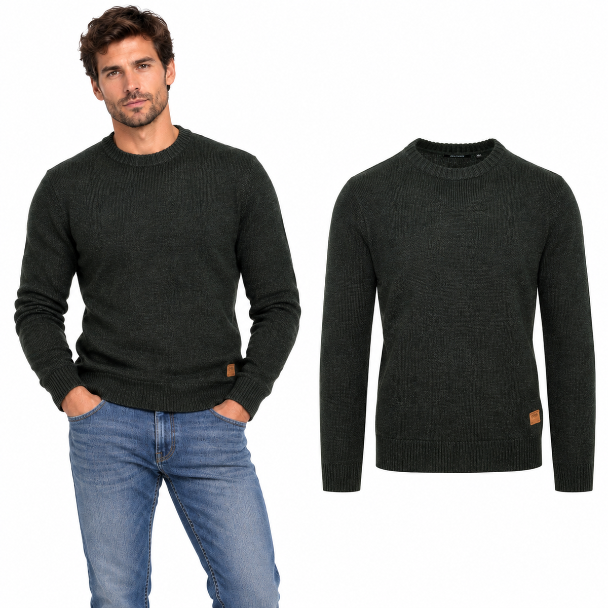 Ανδρική Πλεκτή Μπλούζα "Doncaster" OxygenFashion-www.eguana.gr