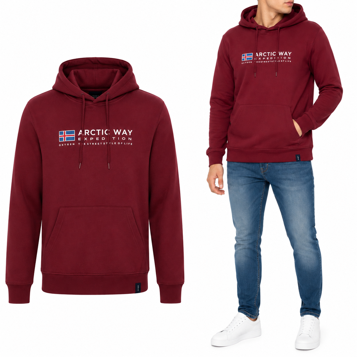 Ανδρικό Φούτερ "Arctic Way" OxygenFashion-www.eguana.gr