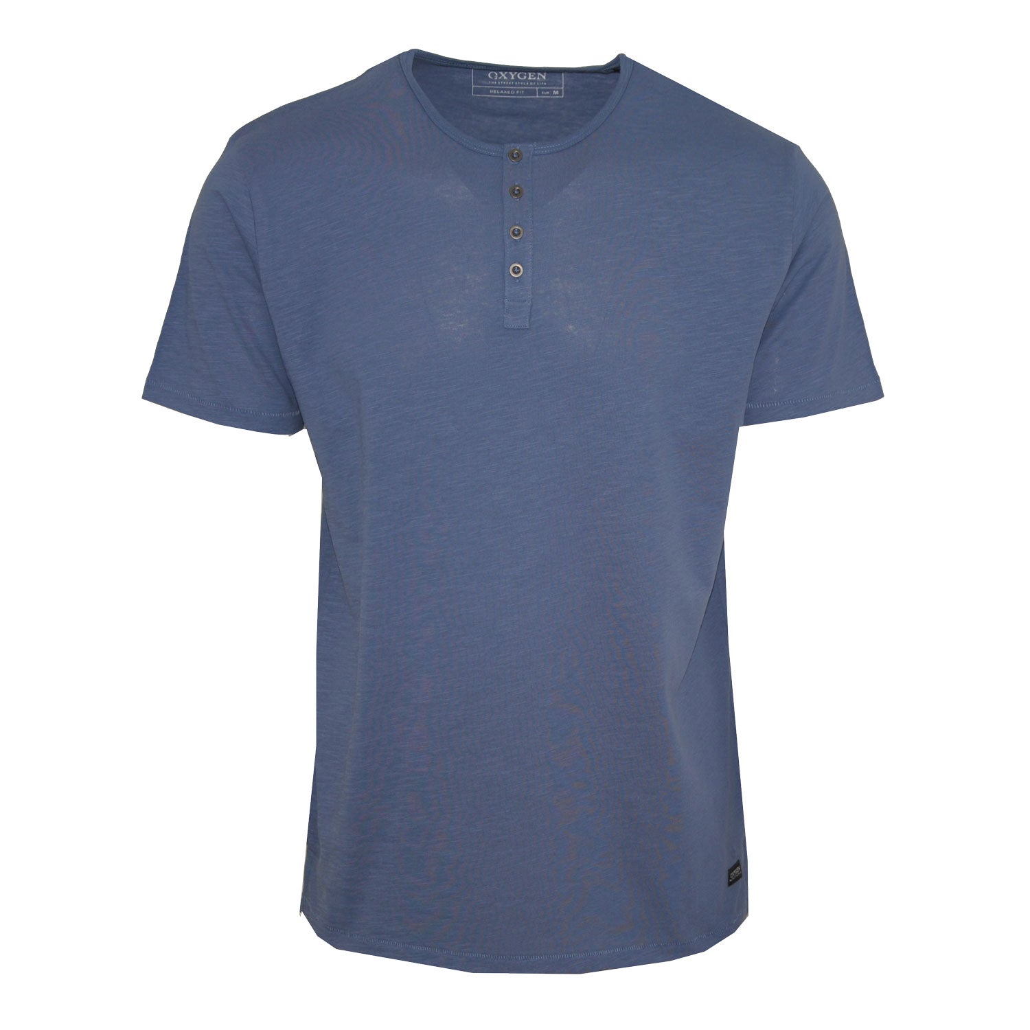 Ανδρικό T-Shirt “Daily Henley” OxygenFashion-www.eguana.gr