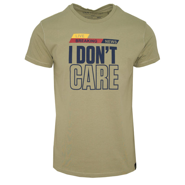 Ανδρικό T-Shirt "I Don't Care" Van Hipster-www.eguana.gr