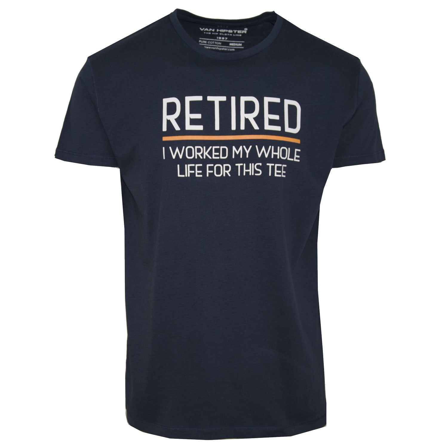 Ανδρικό T-Shirt "Retired2" Van Hipster-www.eguana.gr