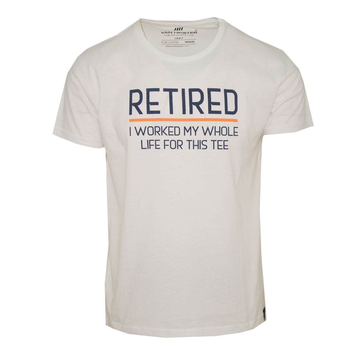 Ανδρικό T-Shirt "Retired2" Van Hipster-www.eguana.gr