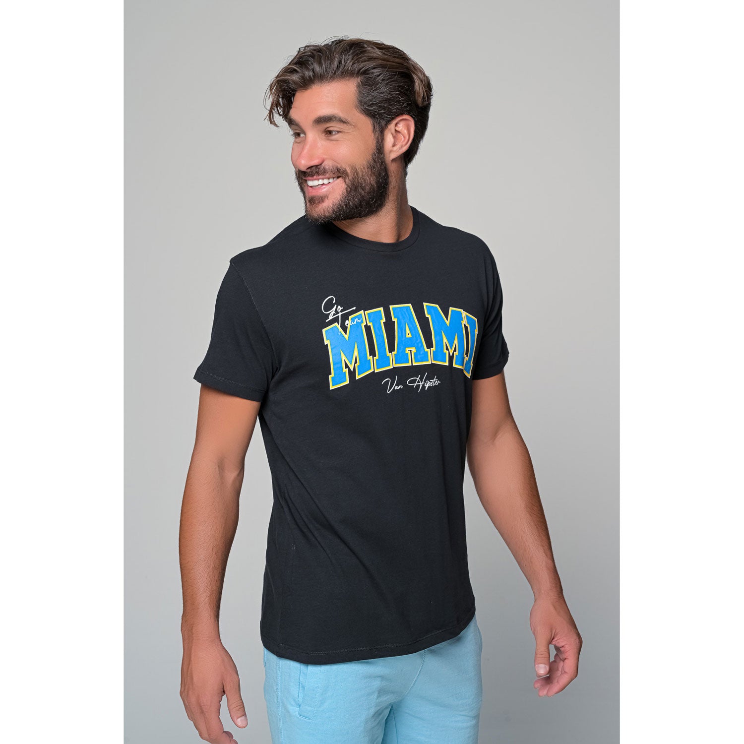 Ανδρικό T-Shirt "Miami" Van Hipster-www.eguana.gr