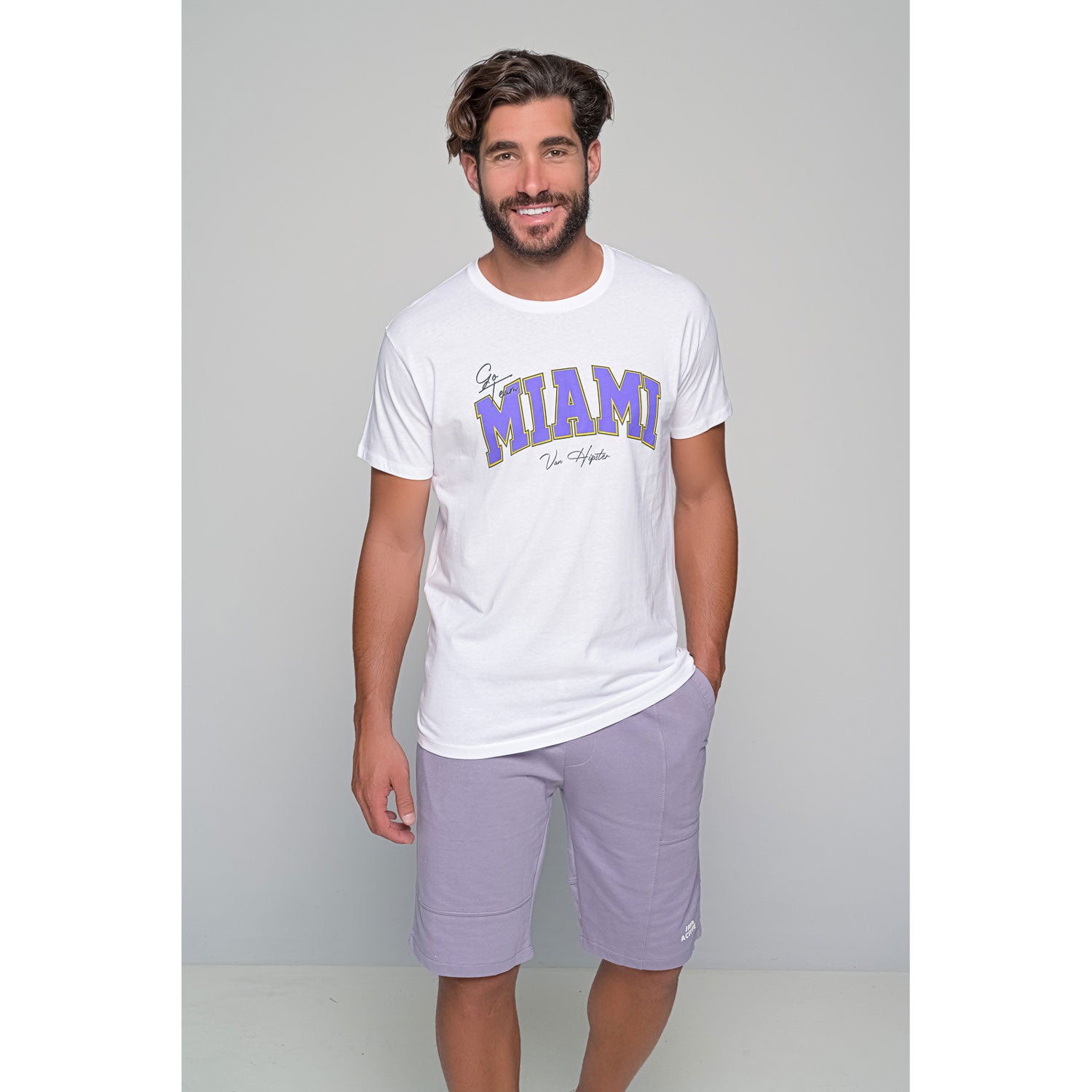 Ανδρικό T-Shirt "Miami" Van Hipster-www.eguana.gr