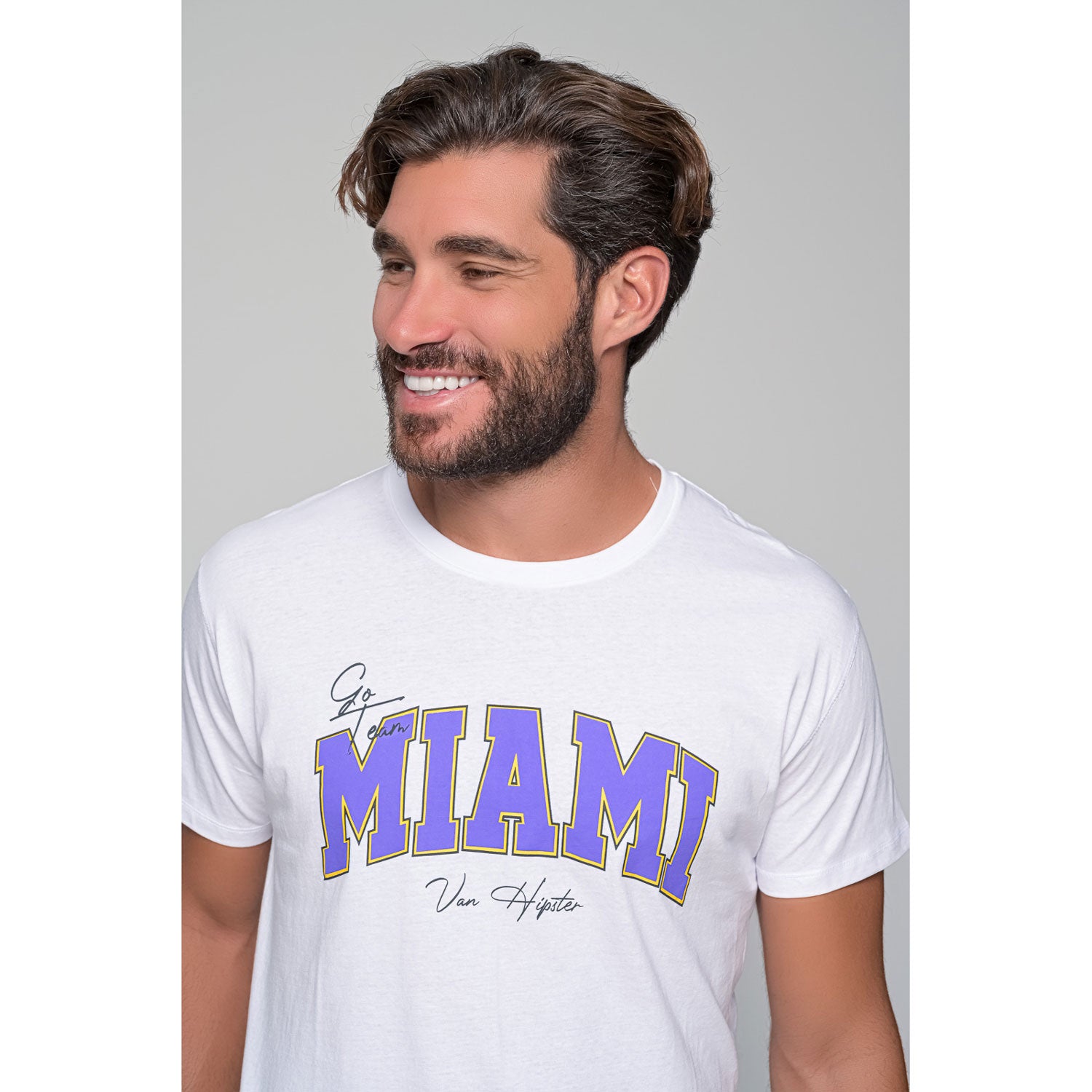 Ανδρικό T-Shirt "Miami" Van Hipster-www.eguana.gr