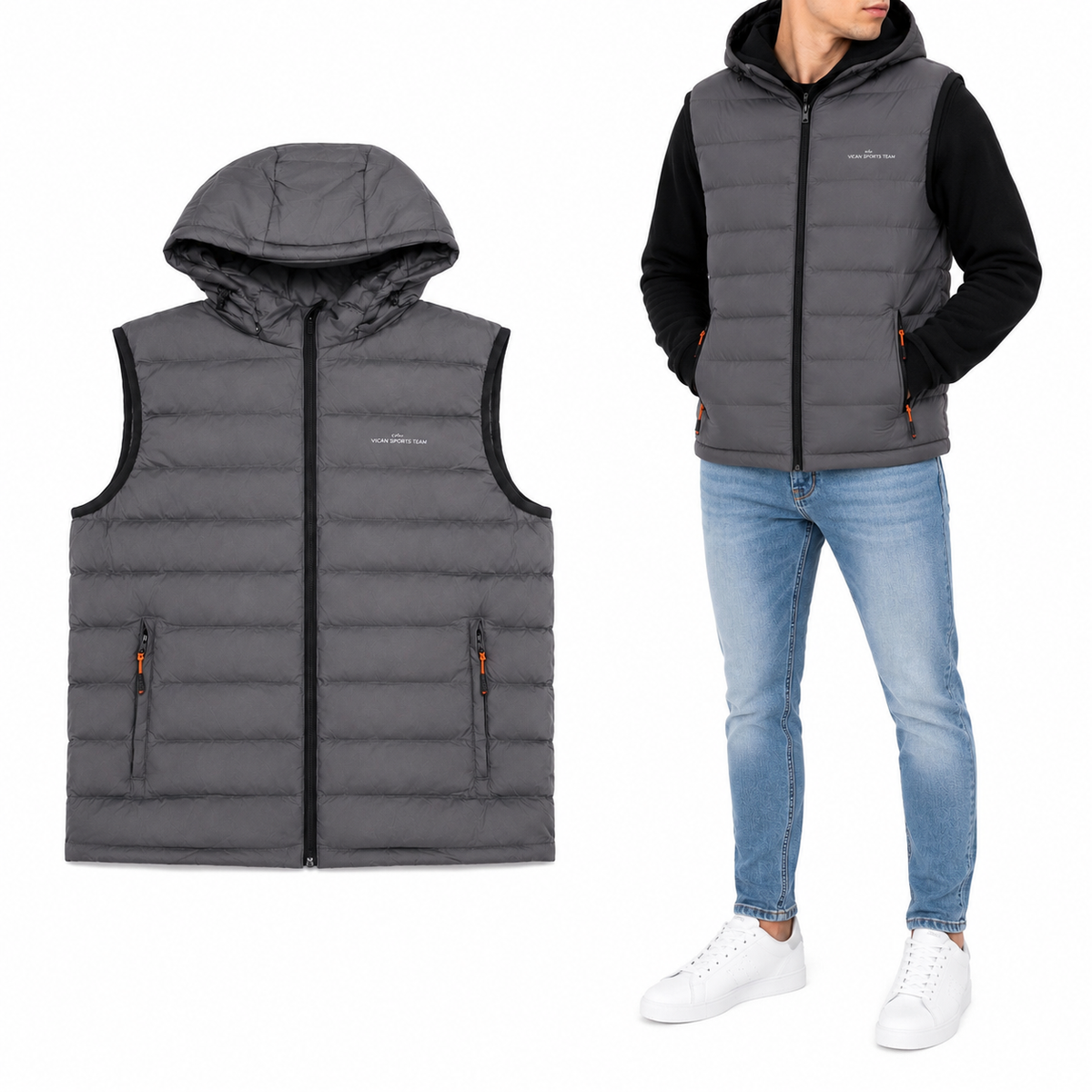 Ανδρικό Μπουφάν "Windbreakers" Αμάνικο Van Hipster-www.eguana.gr