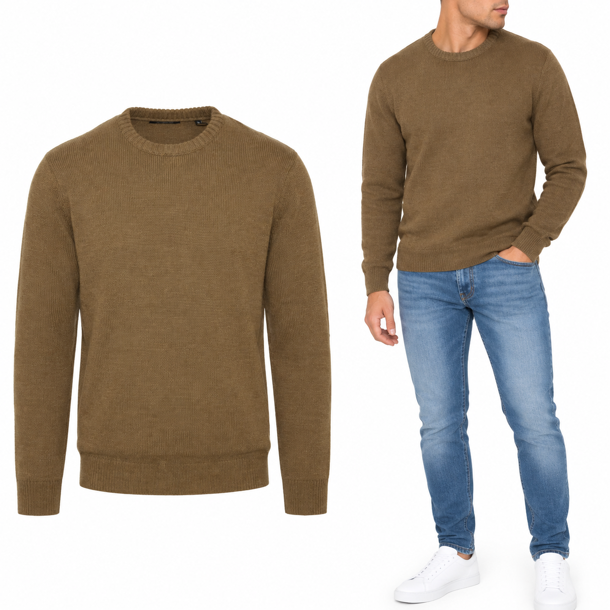 Ανδρική Πλεκτή Μπλούζα "Cable Knit" Van Hipster-www.eguana.gr