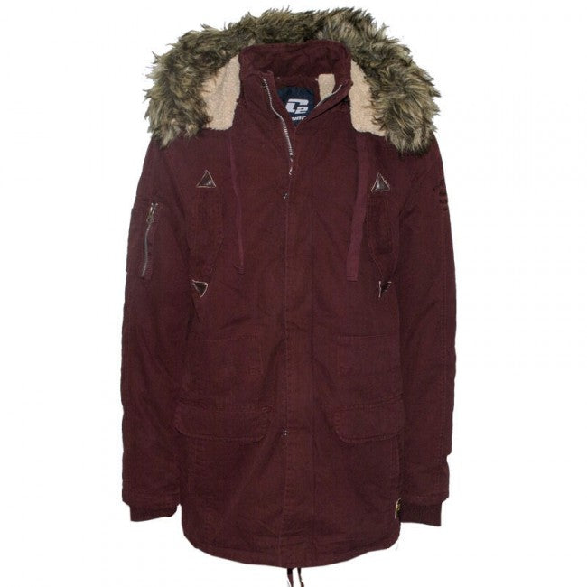 Ανδρικό Μπουφάν Parka-Burgundy-M