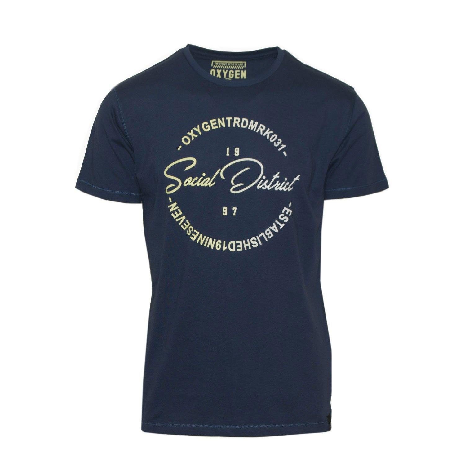 Ανδρικό T-Shirt "Social District" Oxygen - eguana.gr