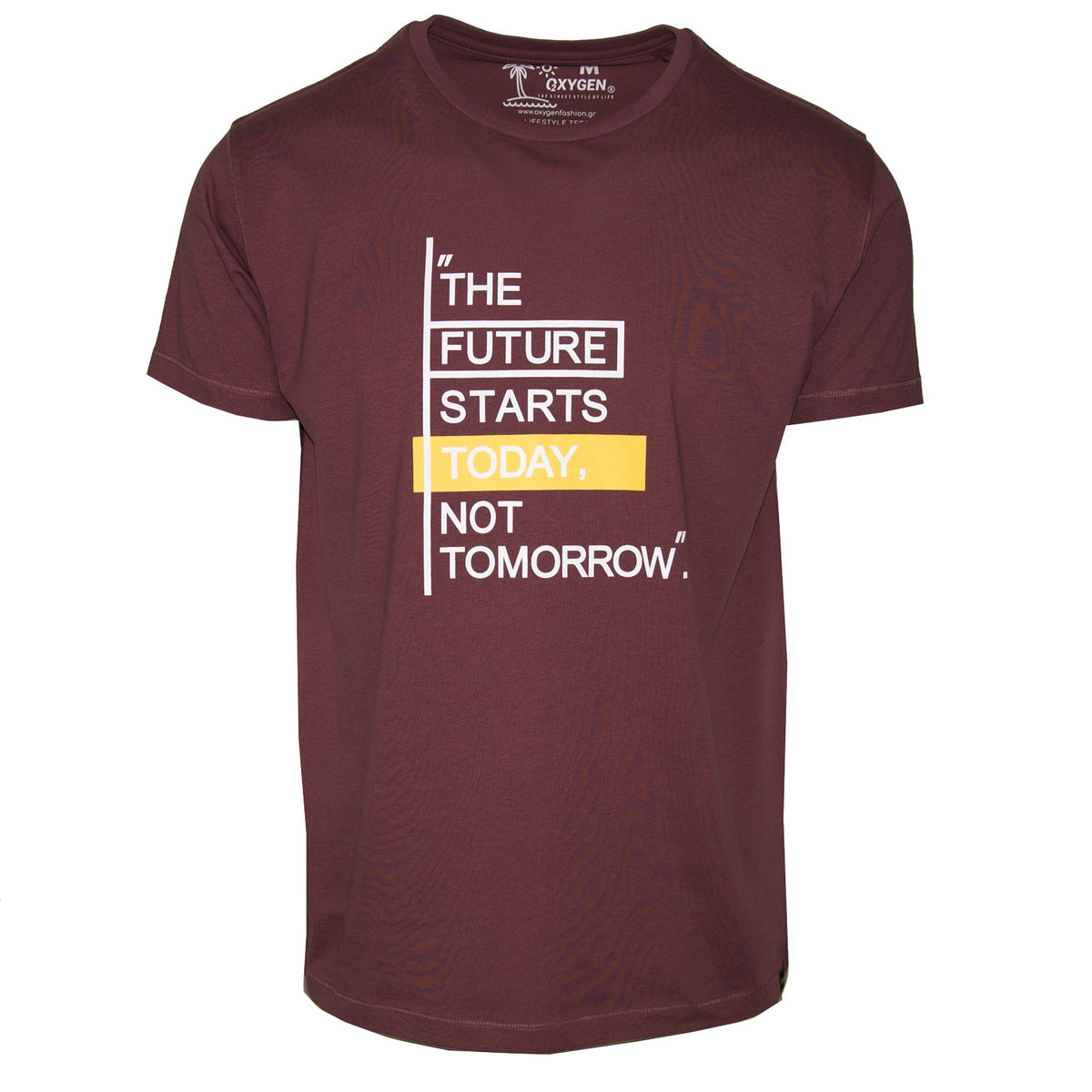 Ανδρικό T-Shirt "The Future starts today..." Oxygen-eguana.gr