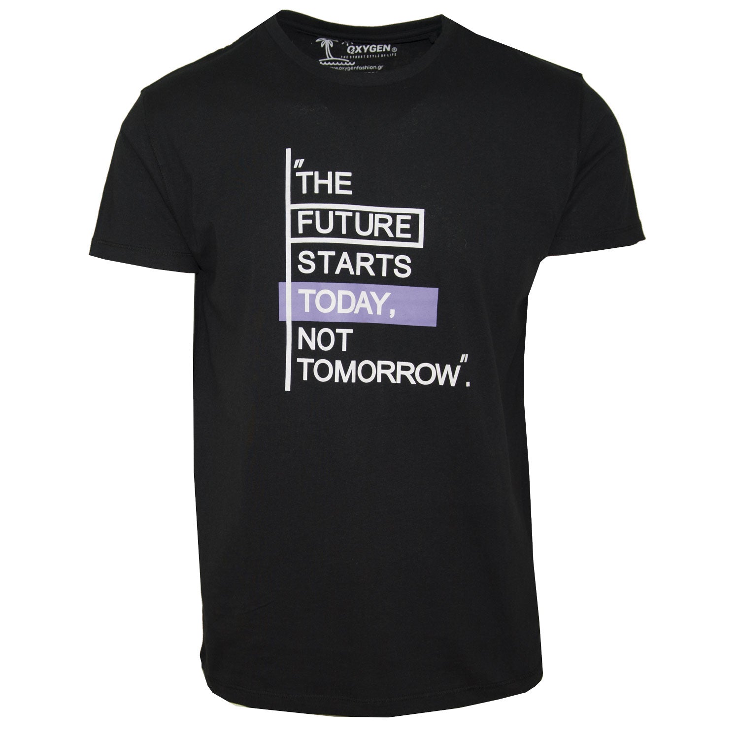 Ανδρικό T-Shirt "The Future starts today..." Oxygen-eguana.gr