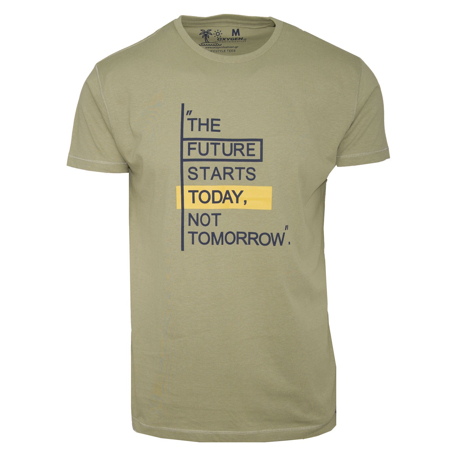 Ανδρικό T-Shirt "The Future starts today..." Oxygen-eguana.gr