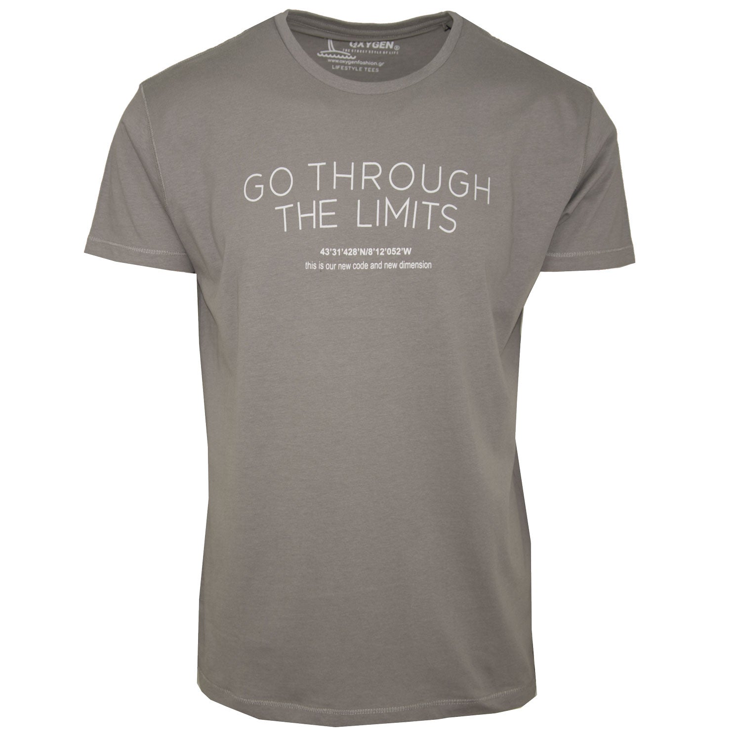 Ανδρικό T-Shirt "Go Through The Limits" Oxygen-eguana.gr