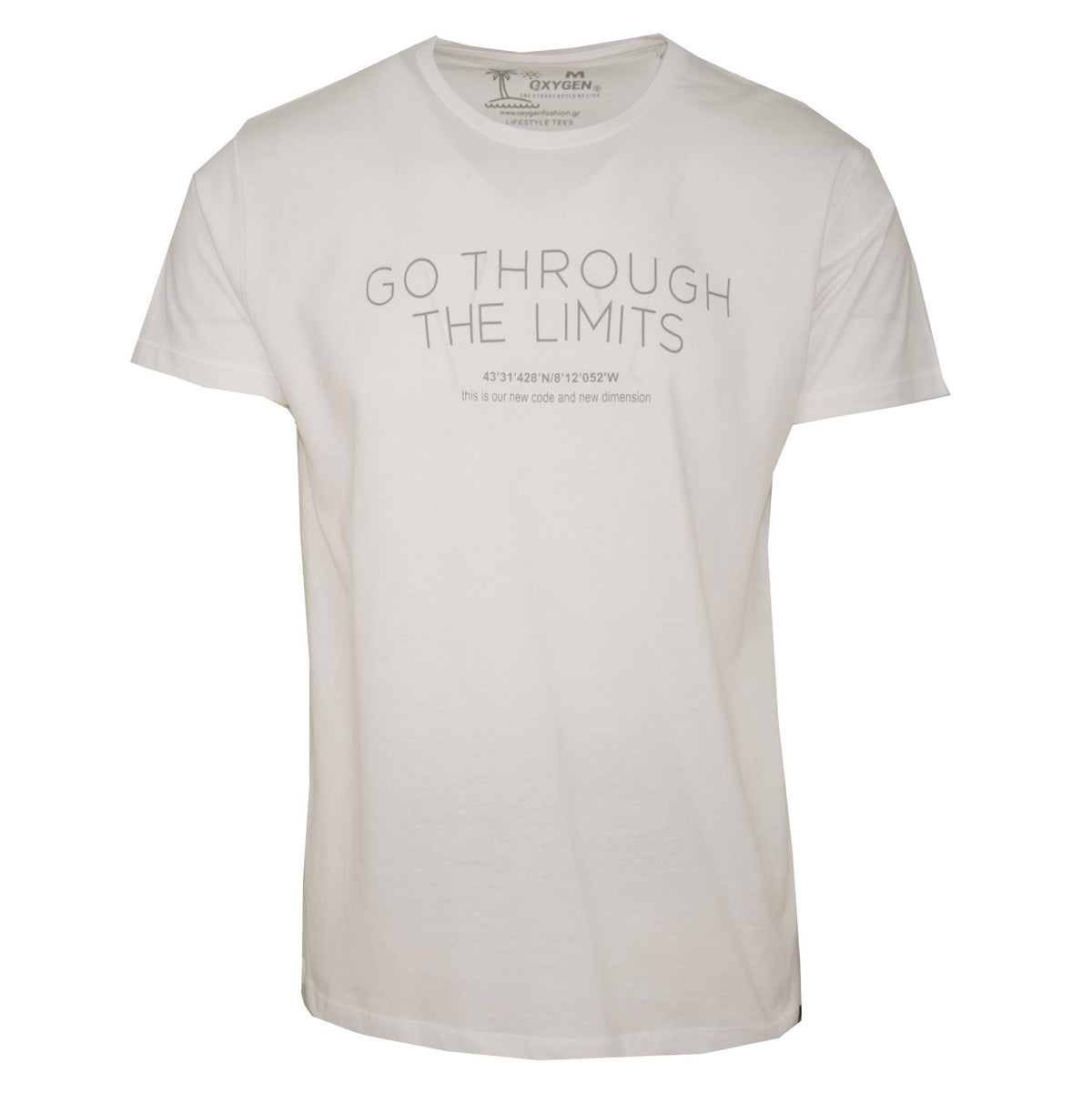 Ανδρικό T-Shirt "Go Through The Limits" Oxygen-eguana.gr