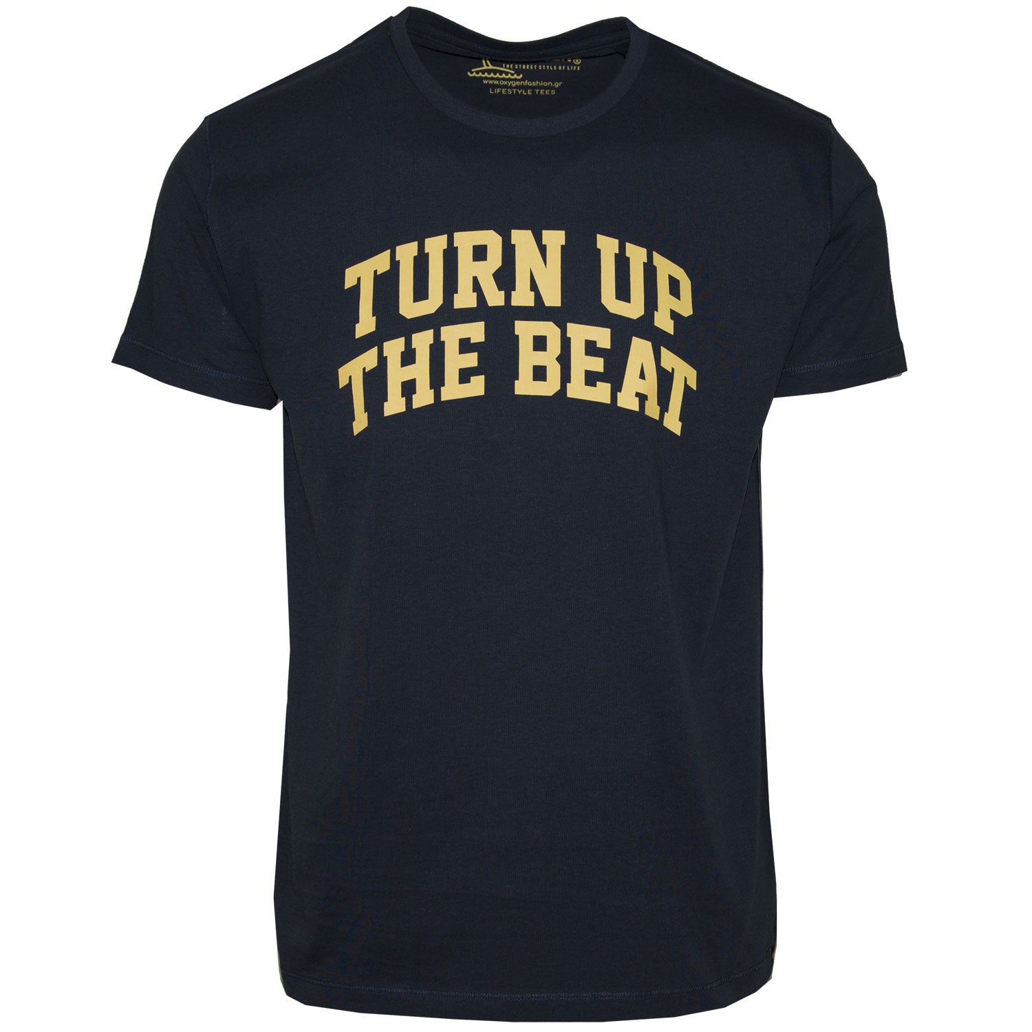 Ανδρικό T-Shirt "Turn Up The Beat" Oxygen-eguana.gr