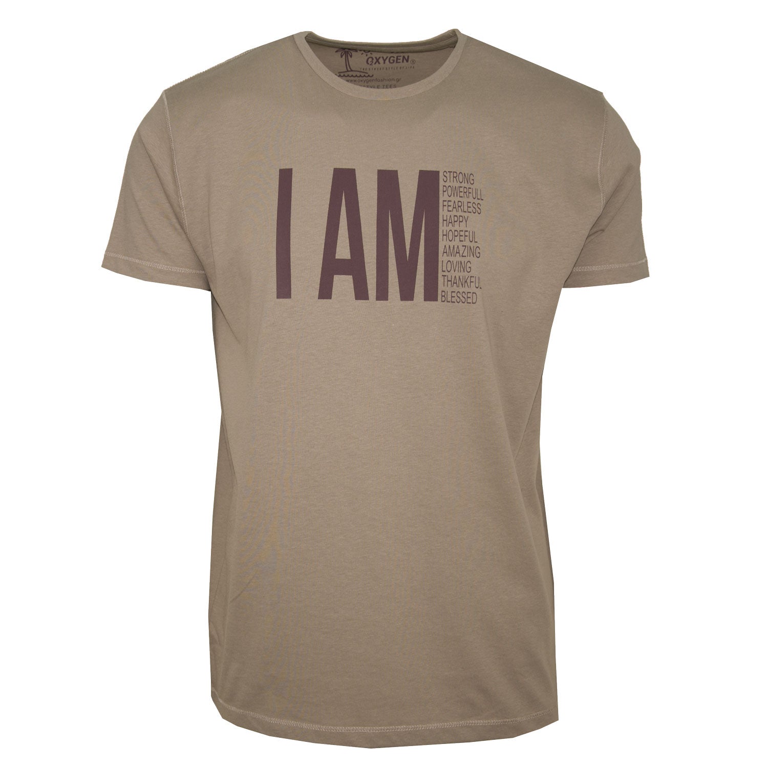 Ανδρικό T-Shirt "I Am" Oxygen-eguana.gr