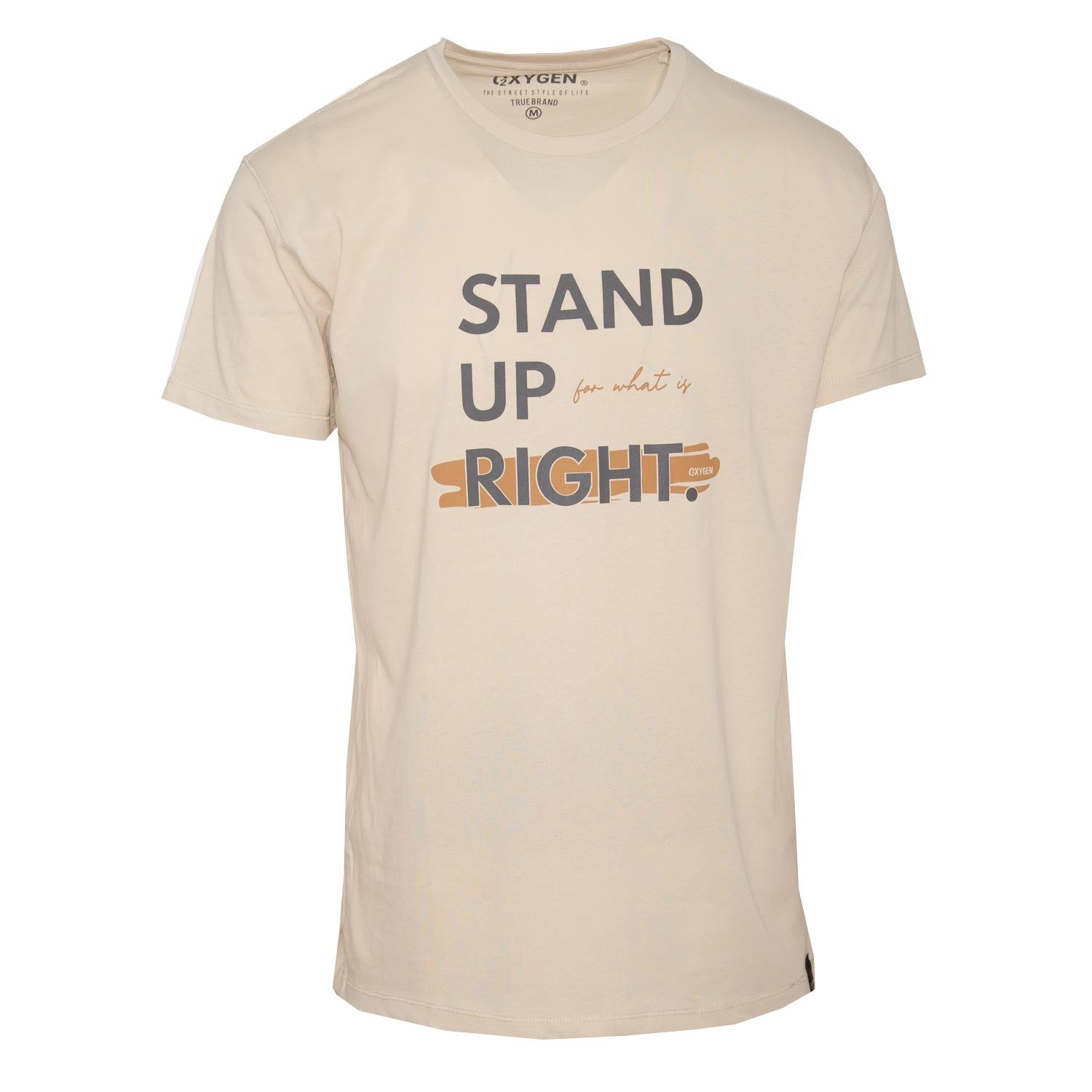 Ανδρικό T-Shirt "Stand Up Right" OxygenFashion-www.eguana.gr