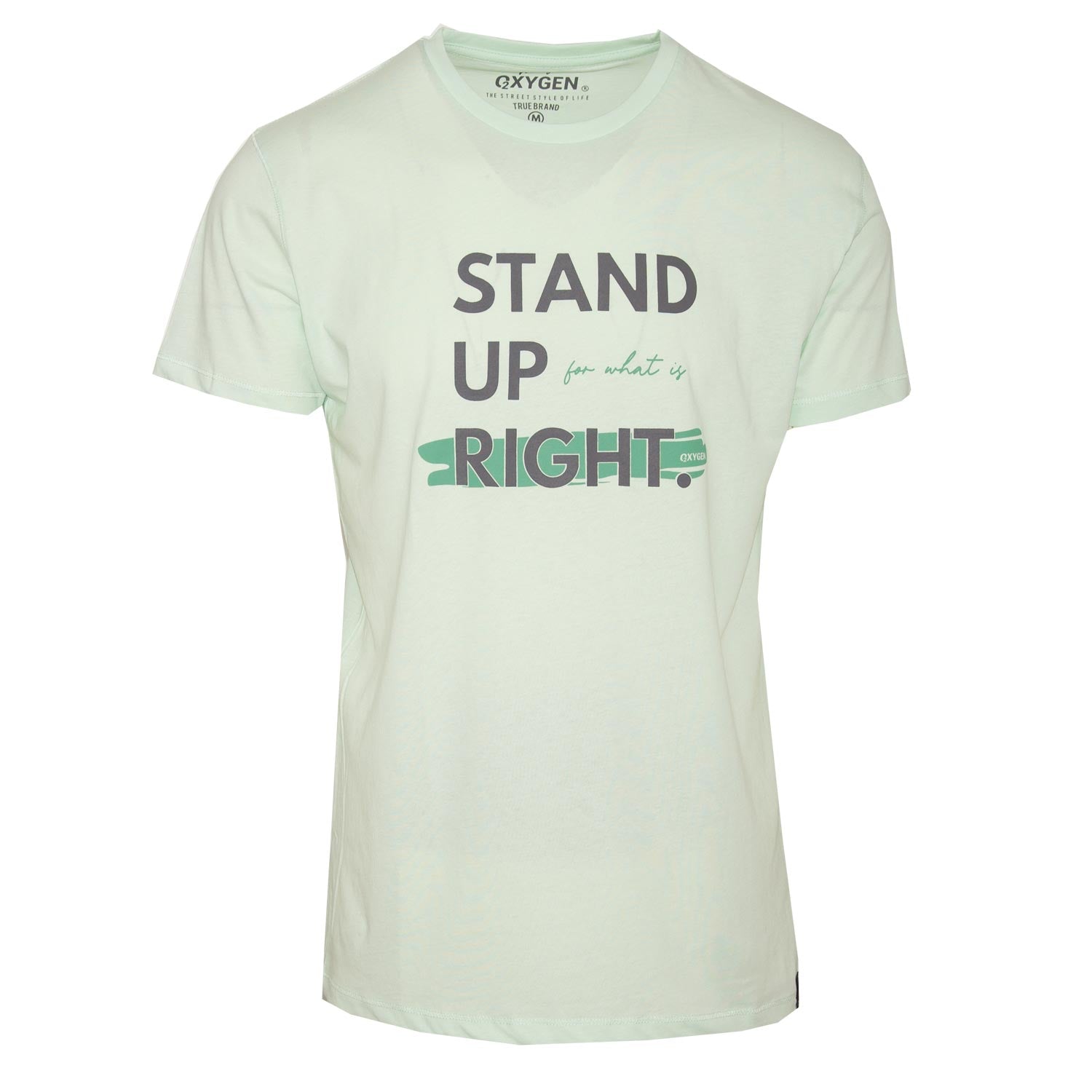 Ανδρικό T-Shirt "Stand Up Right" OxygenFashion-www.eguana.gr