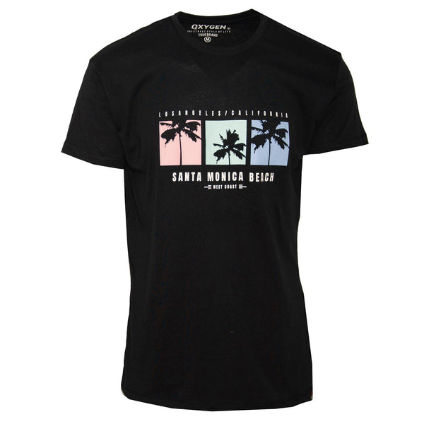 Ανδρικό T-Shirt "Santa Monica Beach" OxygenFashion-www.eguana.gr
