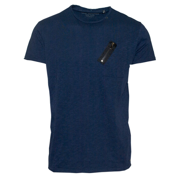 Ανδρικό T-Shirt "Small Zipper" Van Hipster - eguana.gr