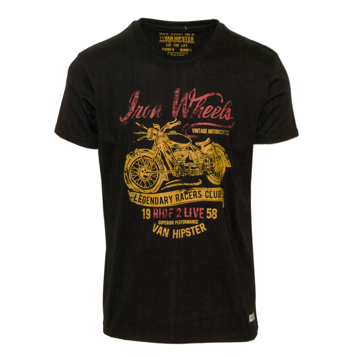 Ανδρικό T-Shirt "Iron Whells" Van Hipster - eguana.gr
