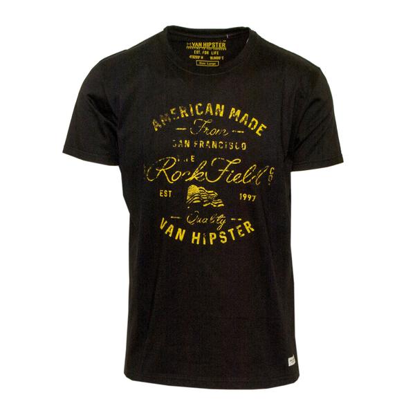 Ανδρικό T-Shirt "Rock Fiell2" Van Hipster - eguana.gr