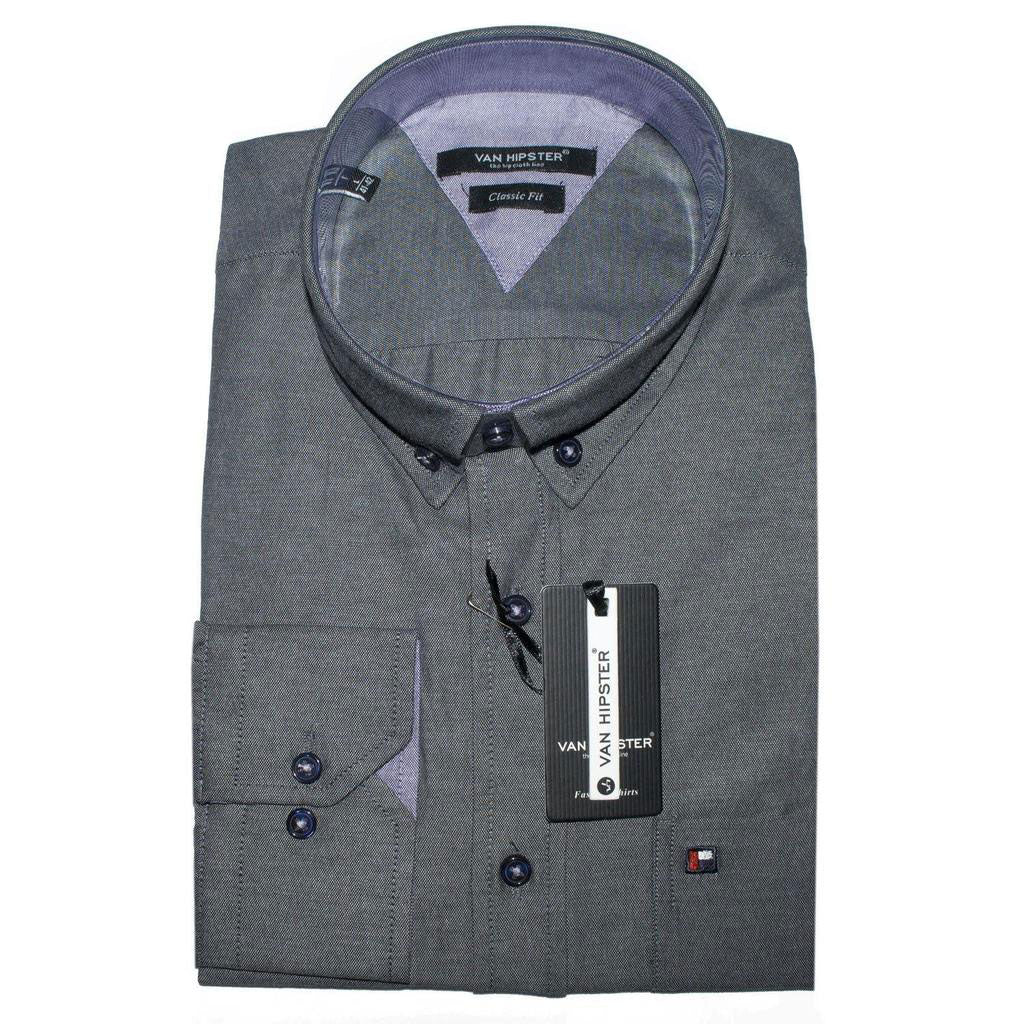 Ανδρικό Πουκάμισο "Oxford" Van Hipster -www.eguana.gr