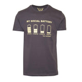 Ανδρικό T-Shirt "My Social Battery2" Van Hipster-eguana.gr