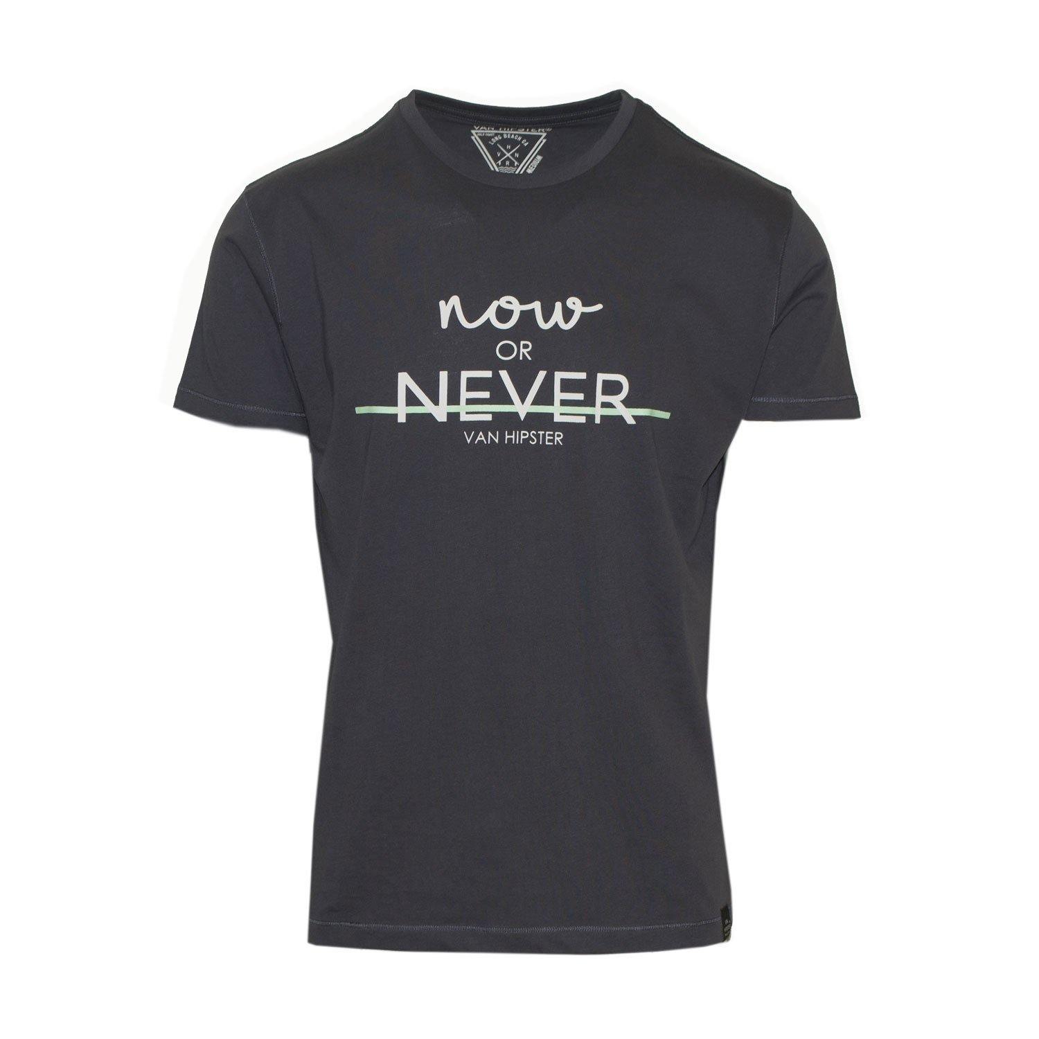 Ανδρικό T-Shirt "Now Or Never" Van Hipster - eguana.gr