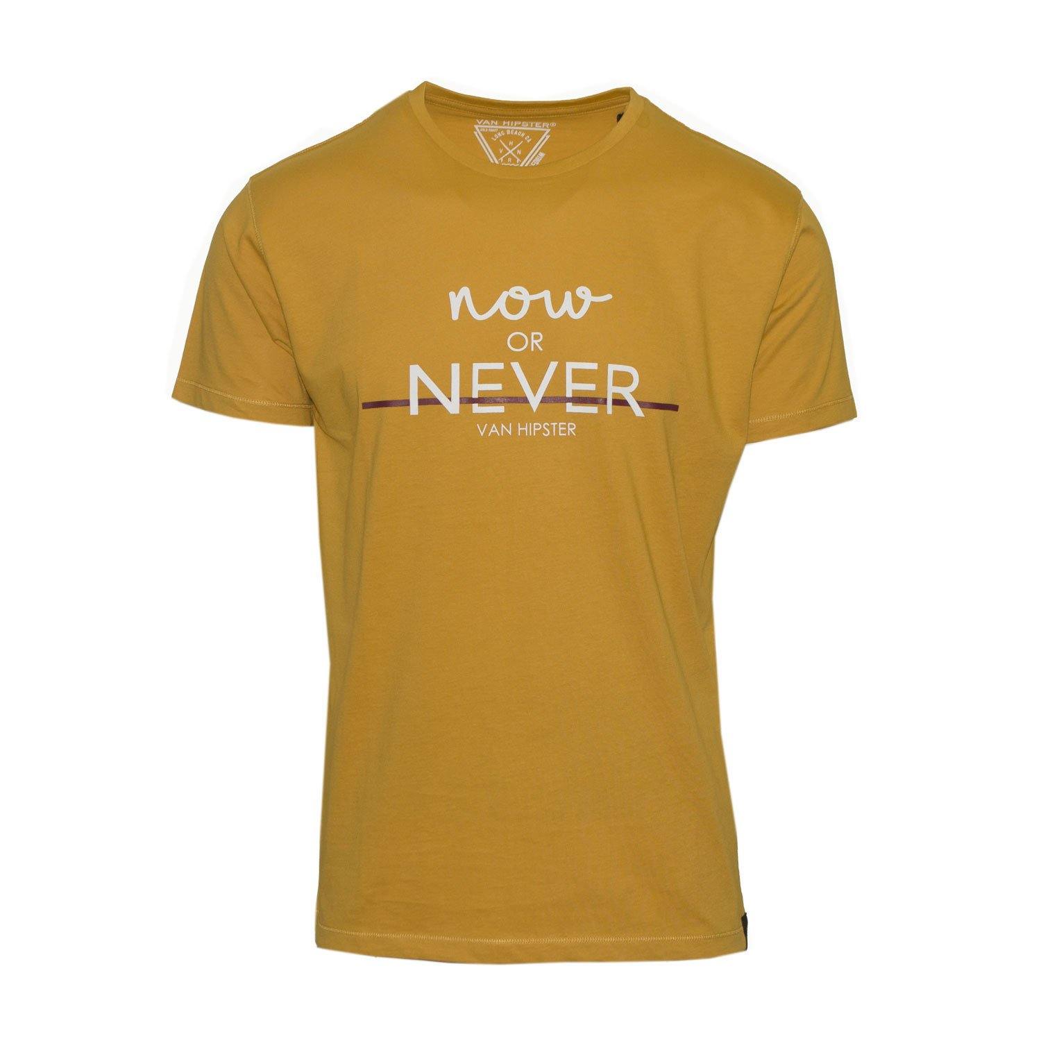 Ανδρικό T-Shirt "Now Or Never" Van Hipster - eguana.gr