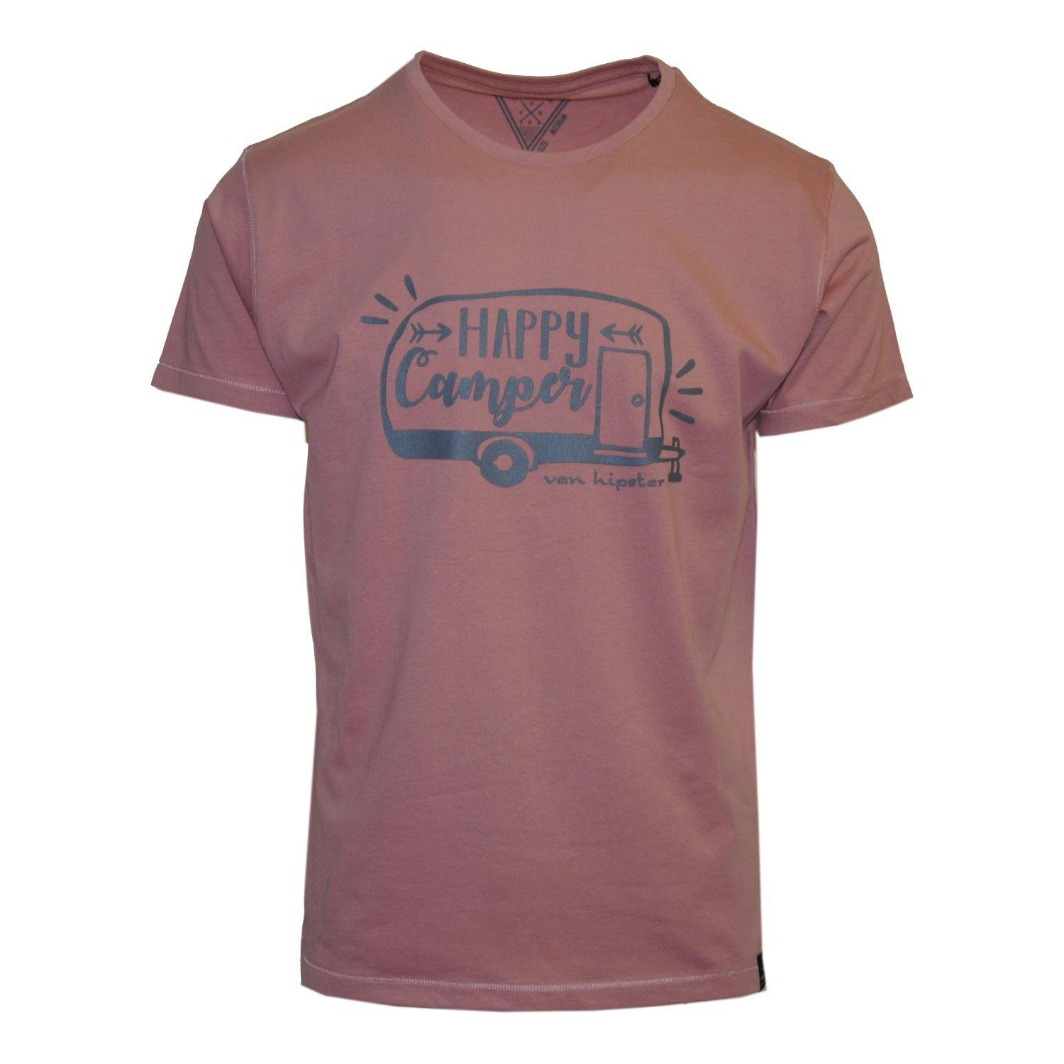 Ανδρικό T-Shirt "Happy Camper" Van Hipster - eguana.gr