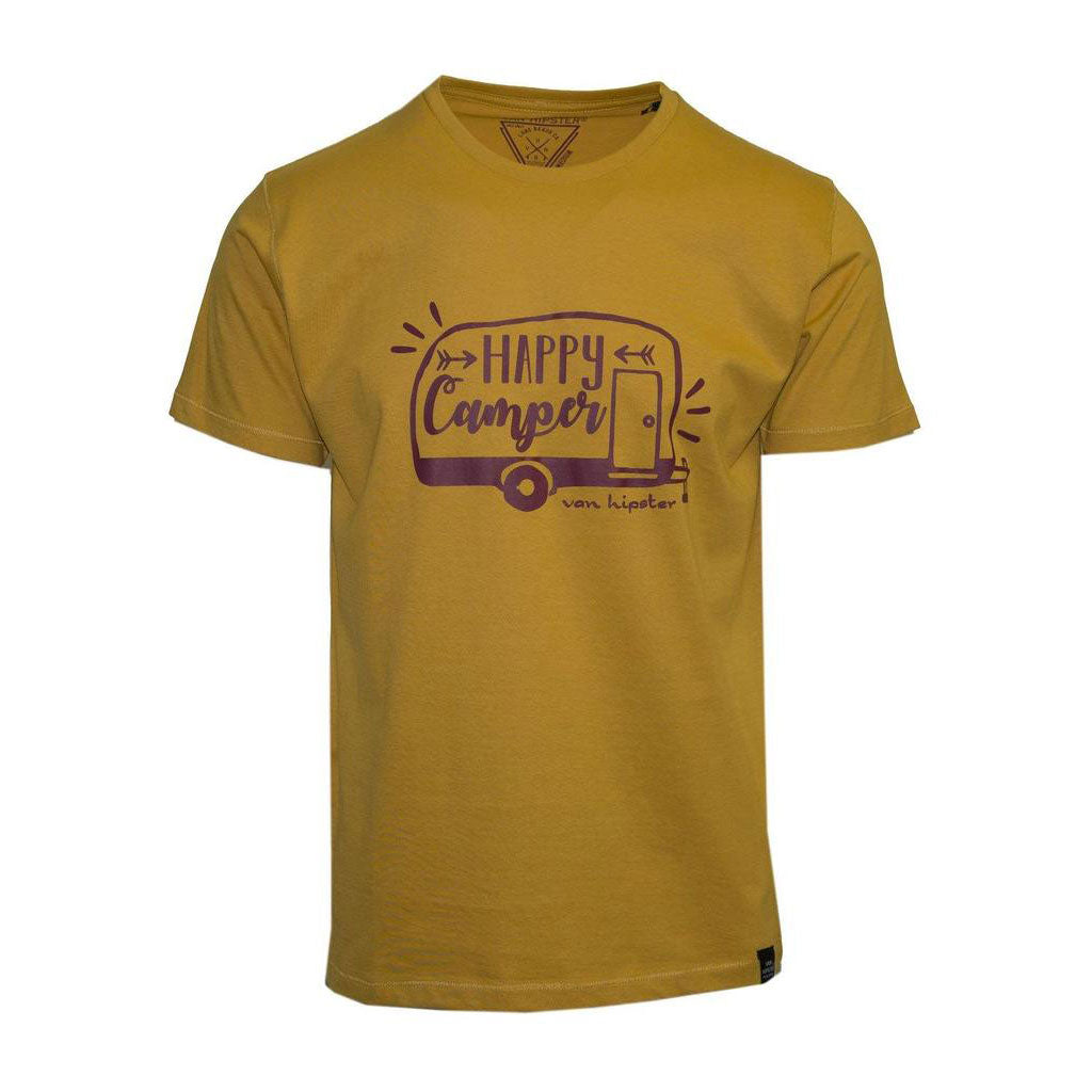 Ανδρικό T-Shirt "Happy Camper" Van Hipster - eguana.gr