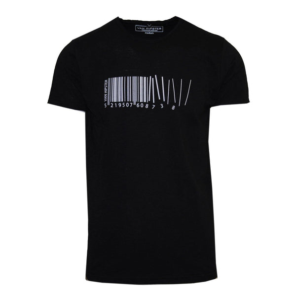 Ανδρικό T-Shirt "Barcode" Van Hipster - eguana.gr