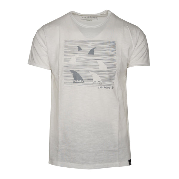 Ανδρικό T-Shirt "Shark Attact" Van Hipster-eguana.gr