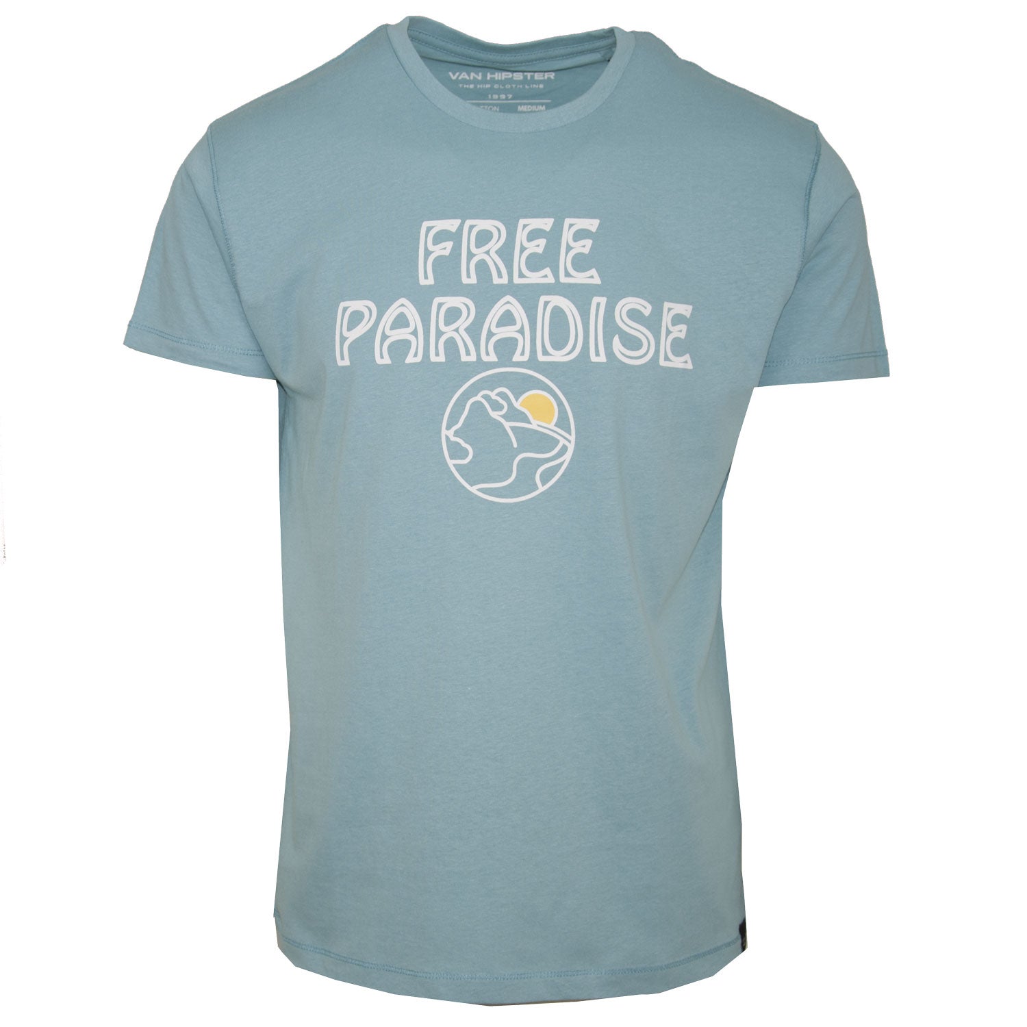 Ανδρικό T-Shirt "Free Paradise" Van Hipster-eguana.gr