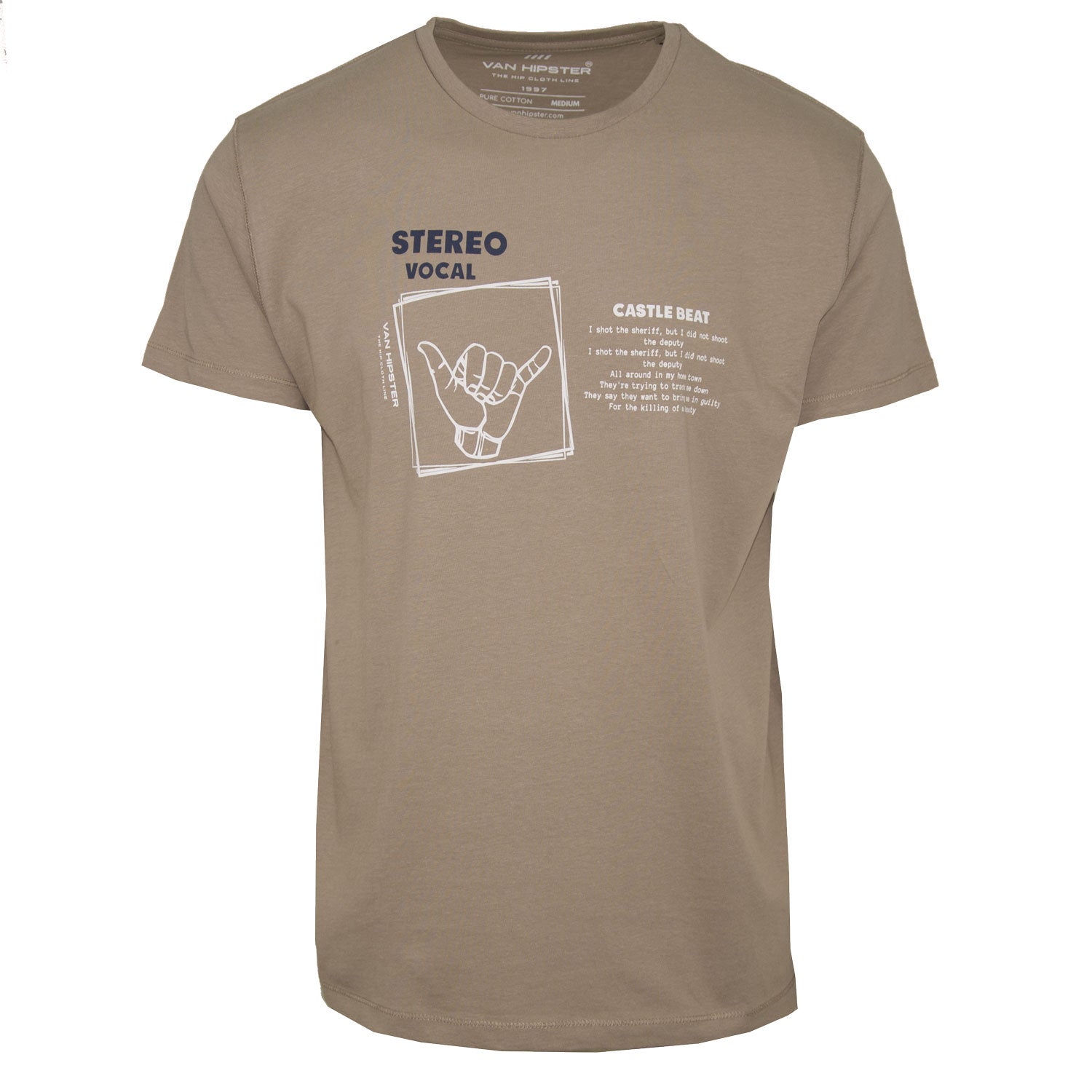 Ανδρικό T-Shirt "Stereo Vocal" Van Hipster-eguana.gr