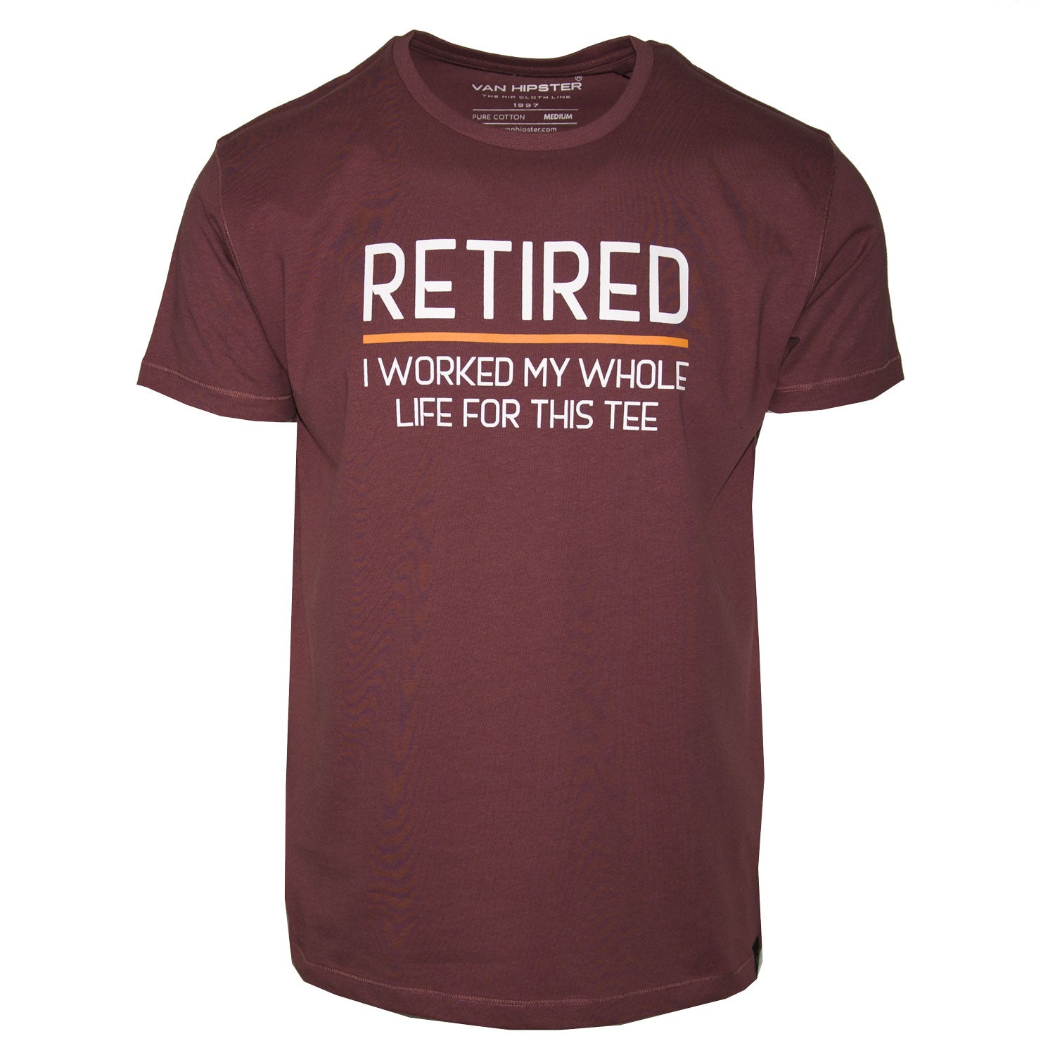 Ανδρικό T-Shirt "Retired" Van Hipster-eguana.gr