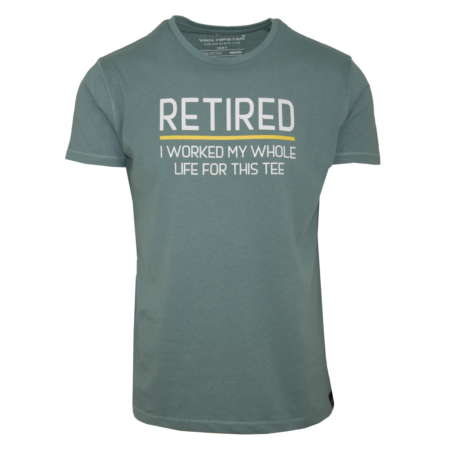 Ανδρικό T-Shirt "Retired" Van Hipster-eguana.gr