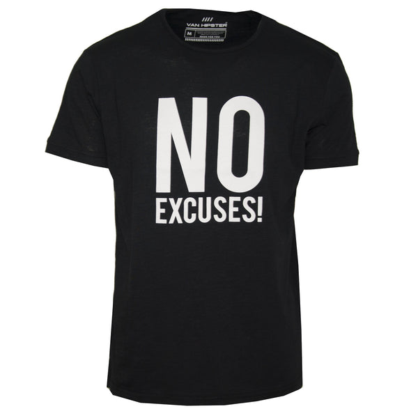 Ανδρικό T-Shirt "No Excuses" Van Hipster-eguana.gr