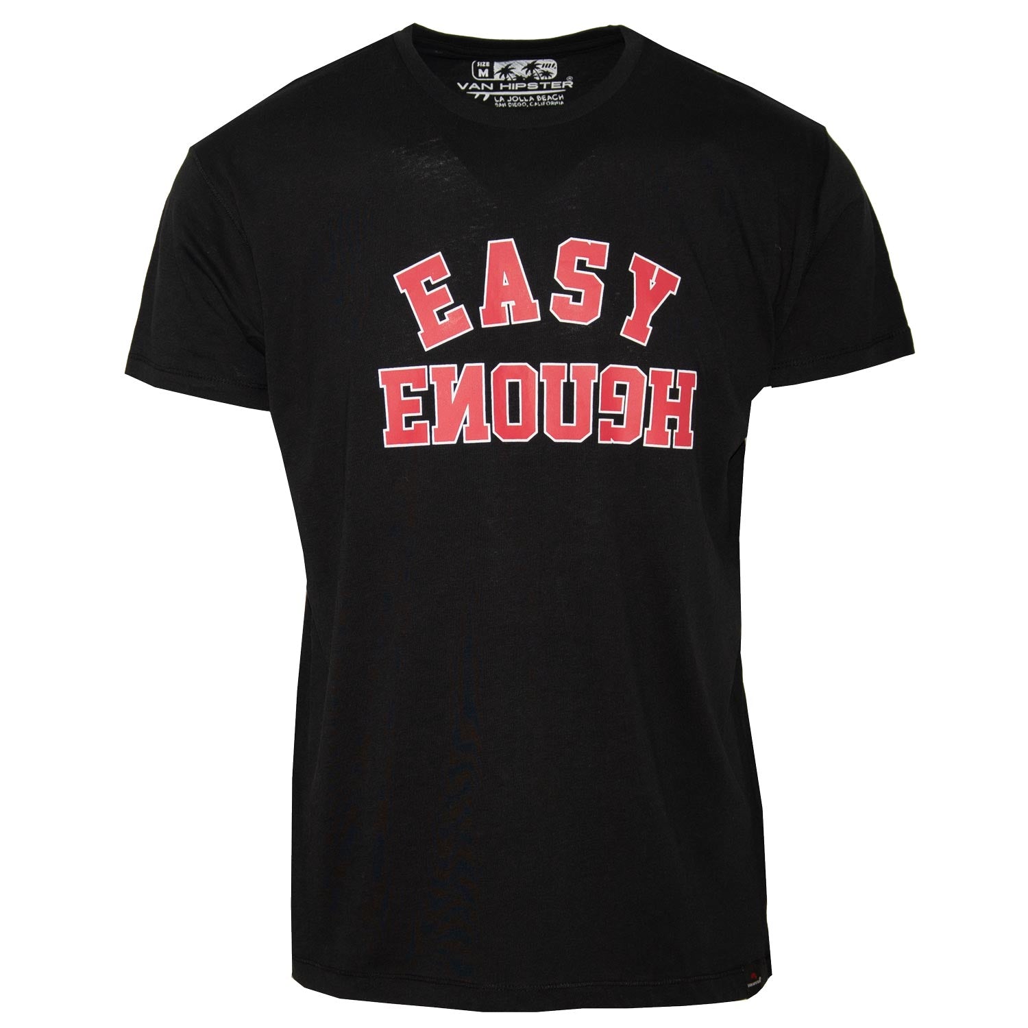 Ανδρικό T-Shirt "Easy Enough" Van Hipster-www.eguana.gr