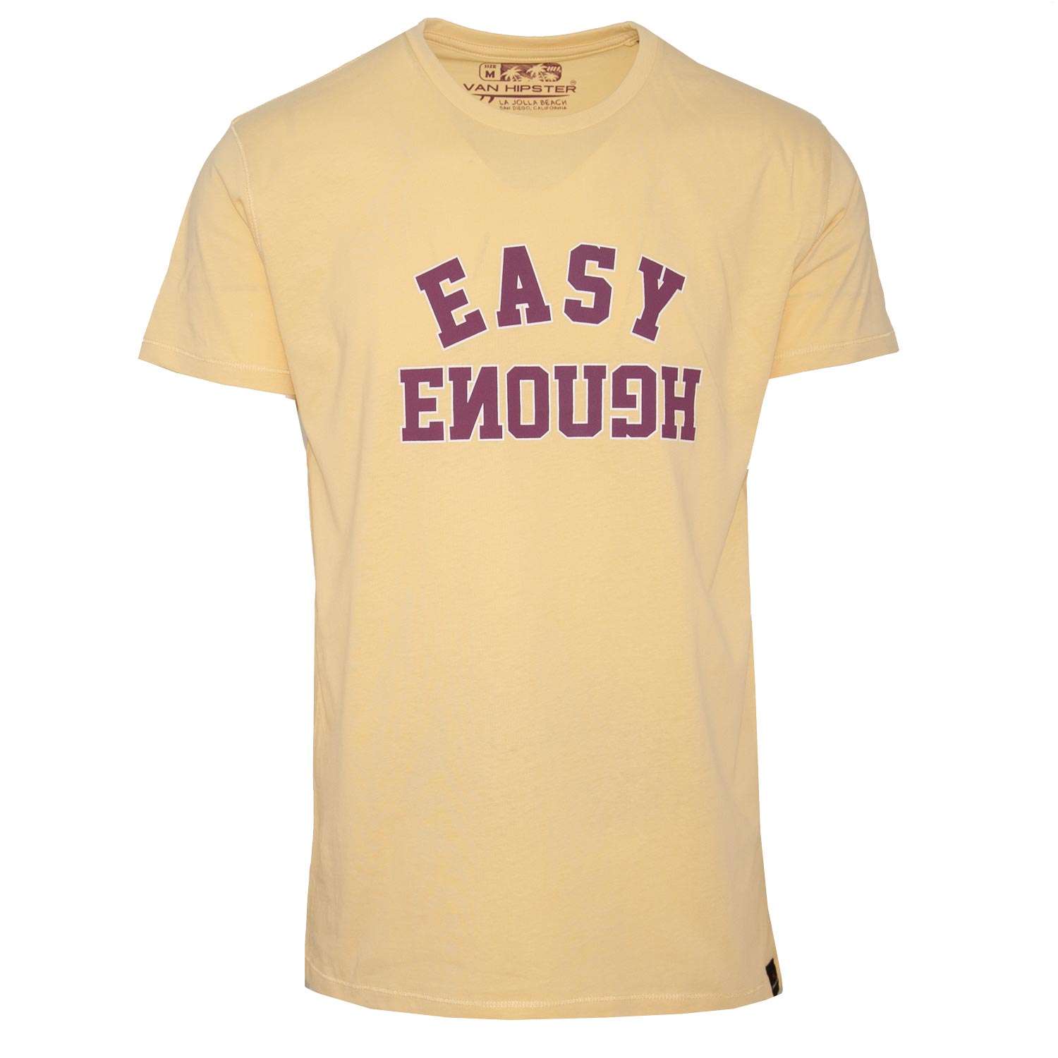 Ανδρικό T-Shirt "Easy Enough" Van Hipster-www.eguana.gr