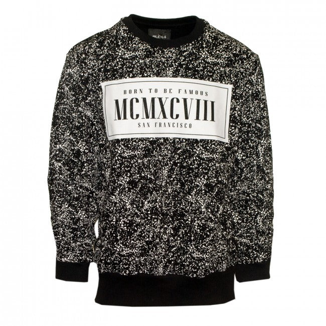 Ανδρικό Φούτερ λαιμόκοψη MCMXCVIII Blck4 -Black-XXL