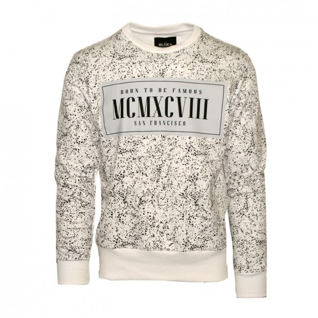 Ανδρικό Φούτερ λαιμόκοψη MCMXCVIII Blck4 -White-XXL