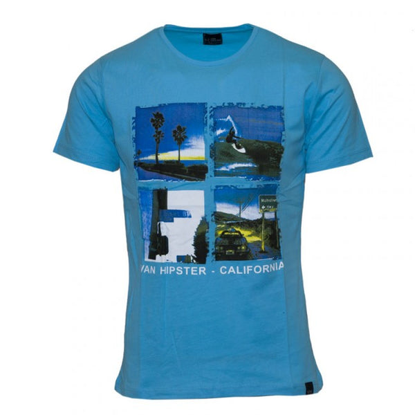 Ανδρικό T-Shirt -Turquoise-S